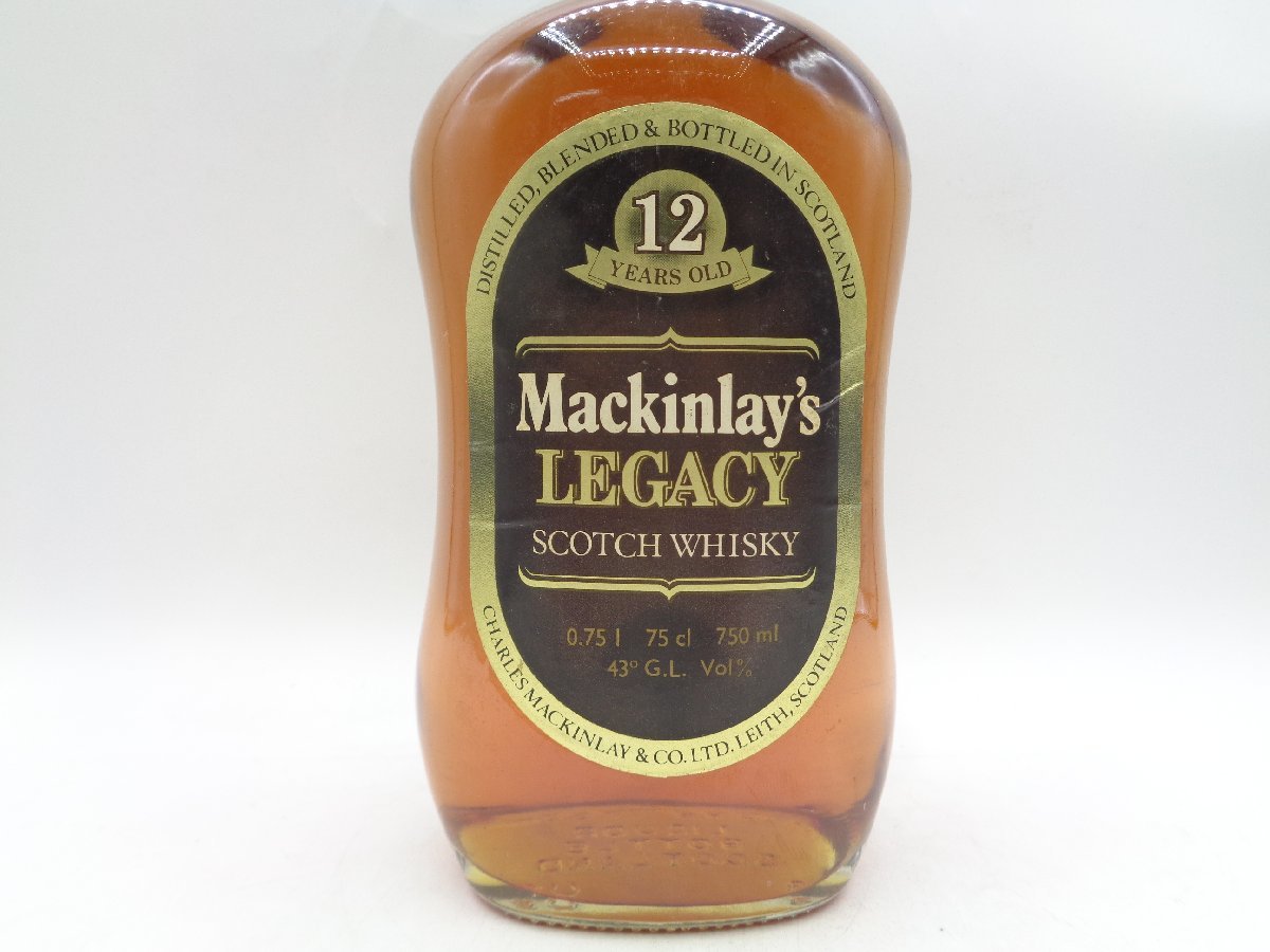 MACKINLAY'S LEGACY マッキンレー レガシー 12年 スコッチ ウイスキー 750ml 43% 未開封 古酒 Q9445_画像5