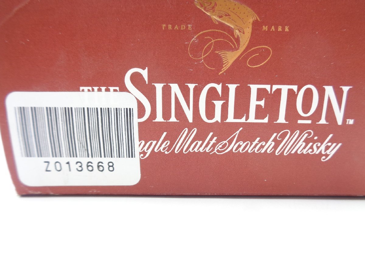 THE SINGLETON DUFFTOWN 18年 ザ シングルトン ダフタウン シングルモルト スコッチ ウイスキー 700ml 40％ 箱入 未開封 Z13668_画像2