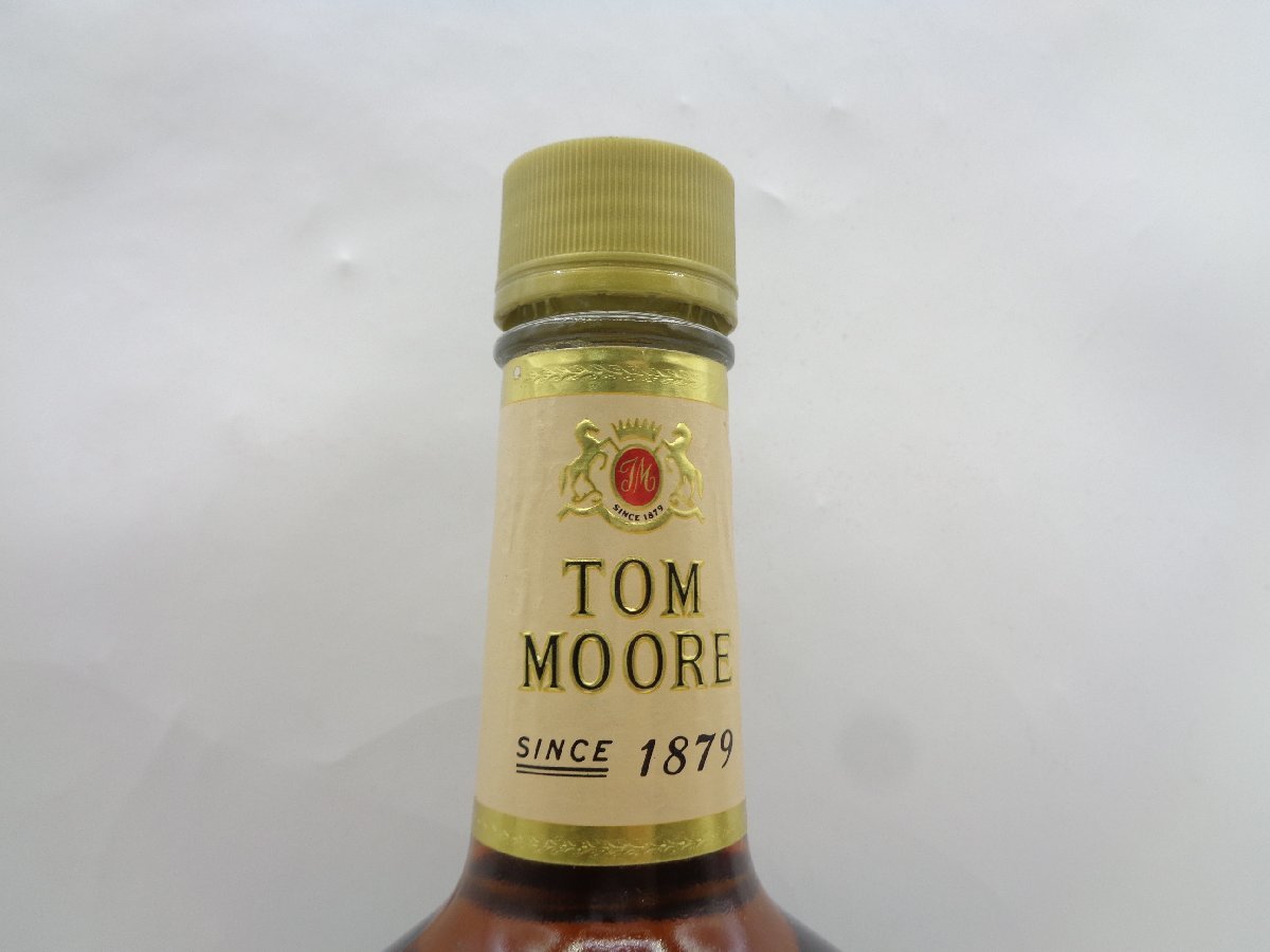 TOM MOORE トム ムーア バーボンウイスキー 750ml 43% 未開封 古酒 A7484_画像7