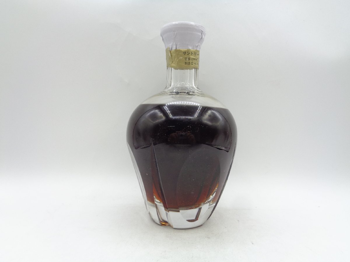 SUNTORY BRANDY IMPERIAL サントリー ブランデー インペリアル HOYA GLASS 国産 箱入 未開封 古酒 600ml 43％ A7346_画像4