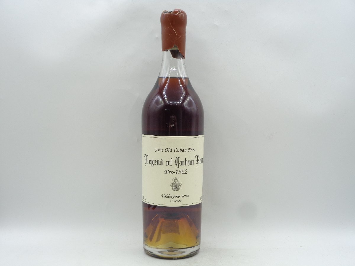 Legend of Cuban Rum 1962 レジェンド オブ キューバン ラム ラム酒 スピリッツ 700ml 45% 未開封 古酒 A6222_画像1