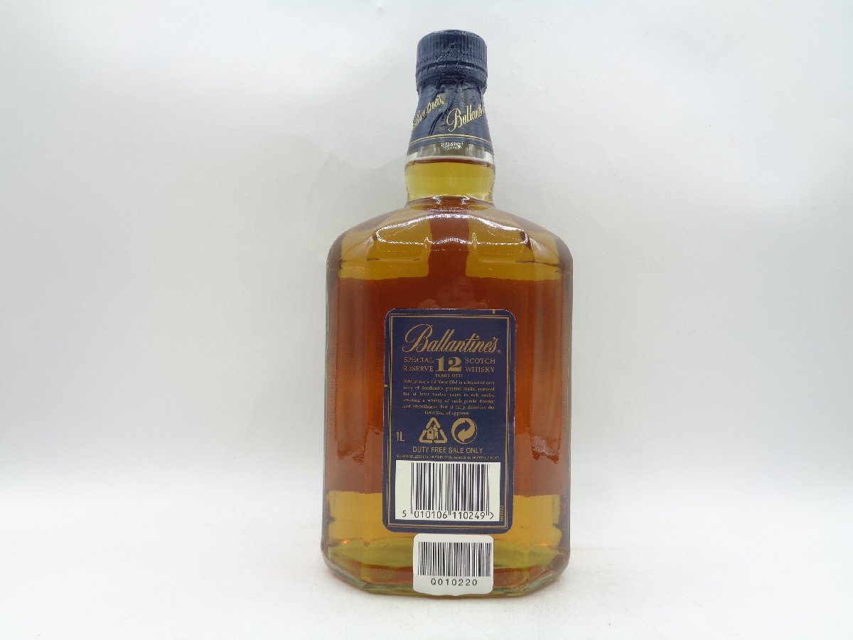 BALLANTINE'S 12年 GOLD SEAL SPECIAL RESERVE バランタイン ゴールドシール スペシャル リザーブ スコッチ ウイスキー 1000ml Q10220_画像3