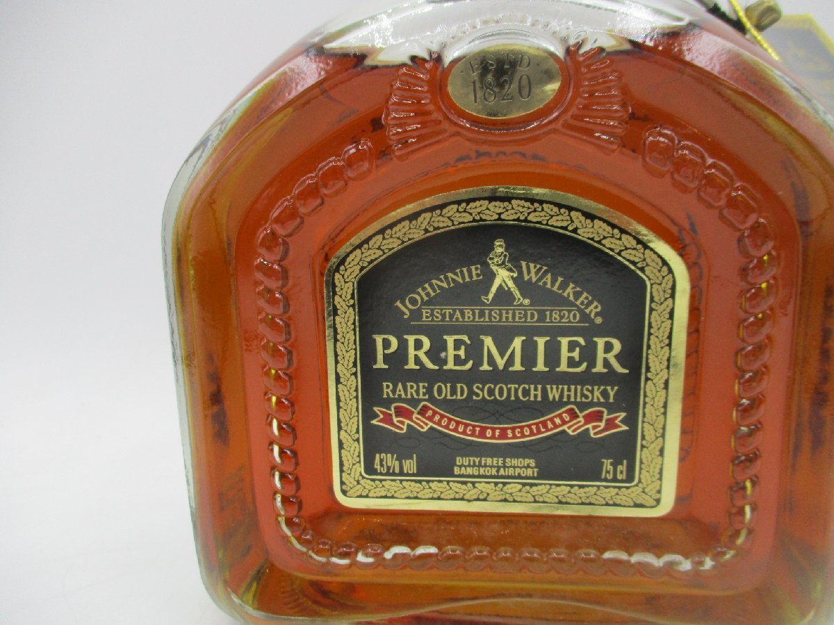 JOHNNIE WALKER PREMIER ジョニー ウォーカー プレミア レア オールド スコッチ ウイスキー 750ml 43％ 未開栓 古酒 T56494_画像5