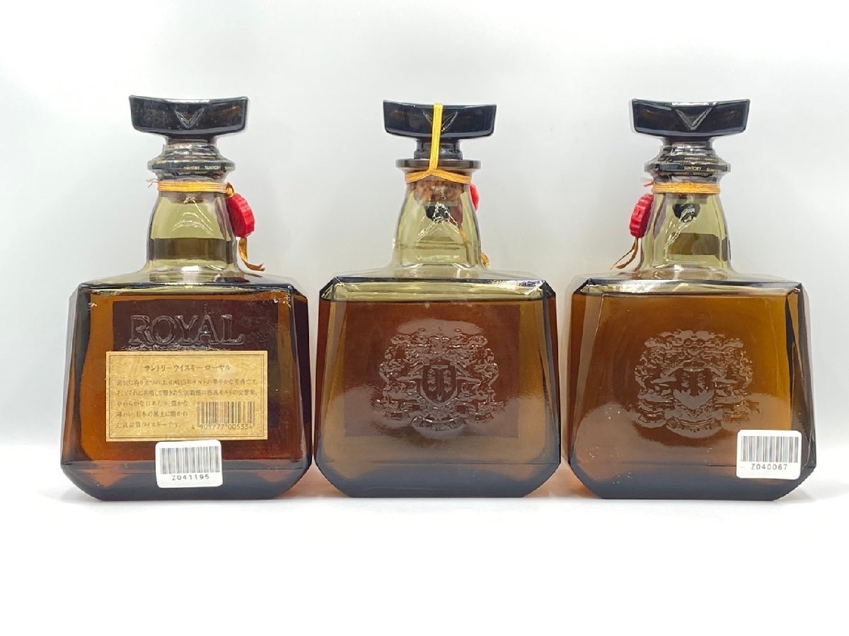 ST【同梱不可】 SUNTORY ROYAL サントリー ローヤル 8本セット 一部ラベル剥がれ・ラベル難あり 未開栓 古酒 Z041102_画像5