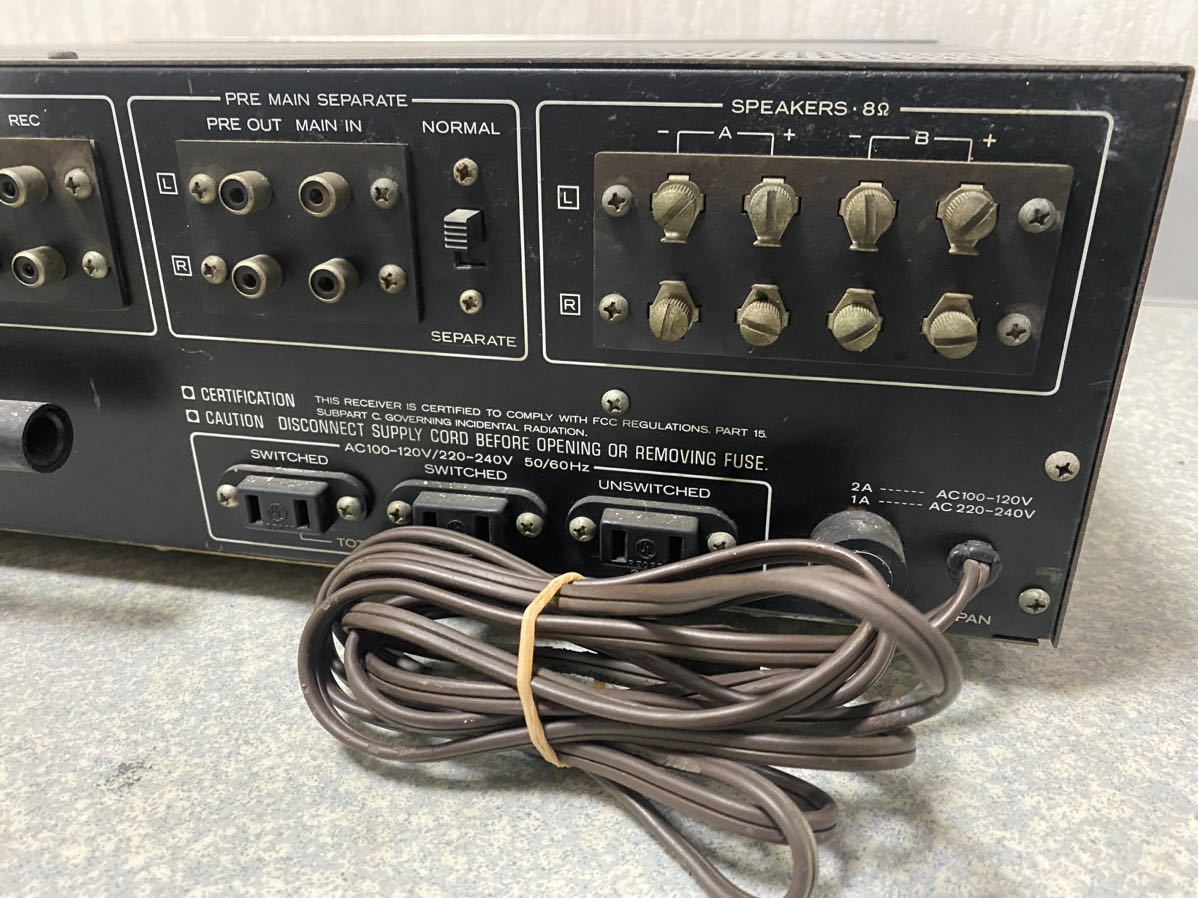 KENCRAFT FM AM ステレオレシーバー　レシーバーアンプ　GR-330　ジャンク_画像6