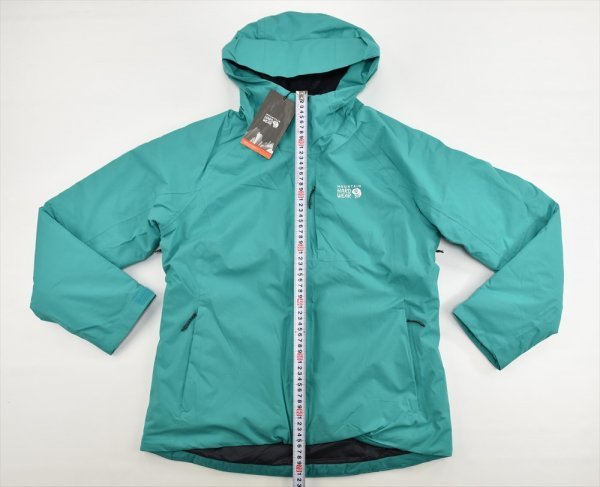 送料無料1★Mountain Hardwear★マウンテンハードウェア Stretch Ozonic Insulated ジャケット size:M シンセグリーン ※女性用_画像4