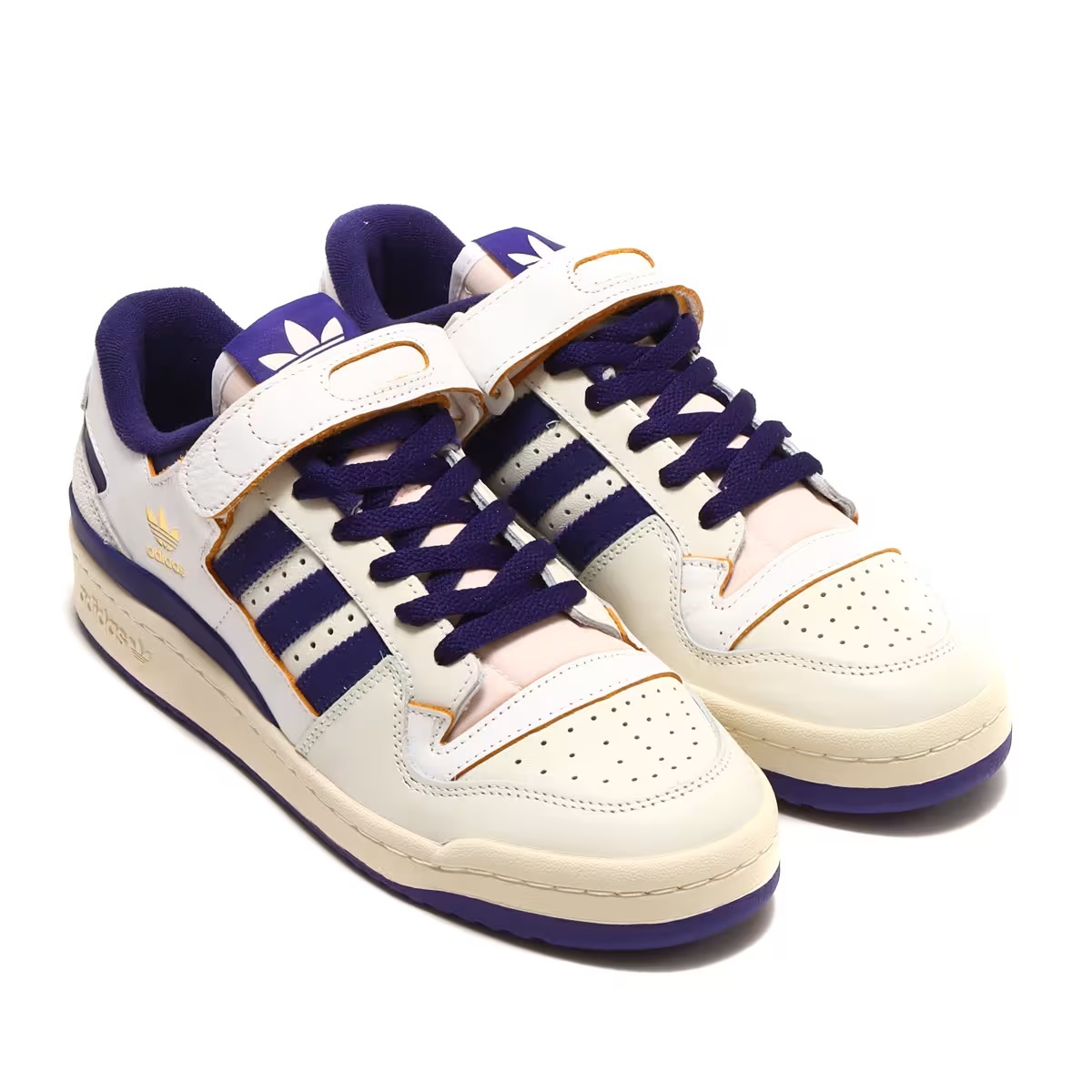  Adidas Originals 26.5cm forum 84 low white purple tax included regular price 14300 jpy adidas Originals FORUM 84 LOW natural leather 