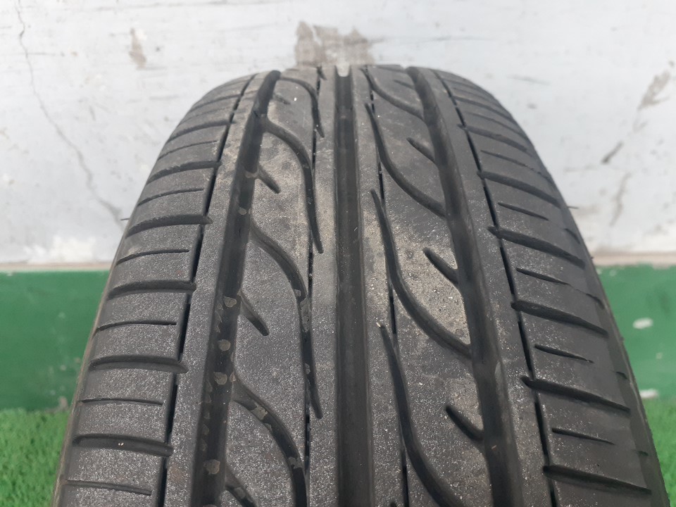 ダイハツ純正ホイール 14x4.5J +45 PCD100 4穴 ダンロップ エナセーブ EC202 155/65R14 4本セット 中古 売切!!_画像6