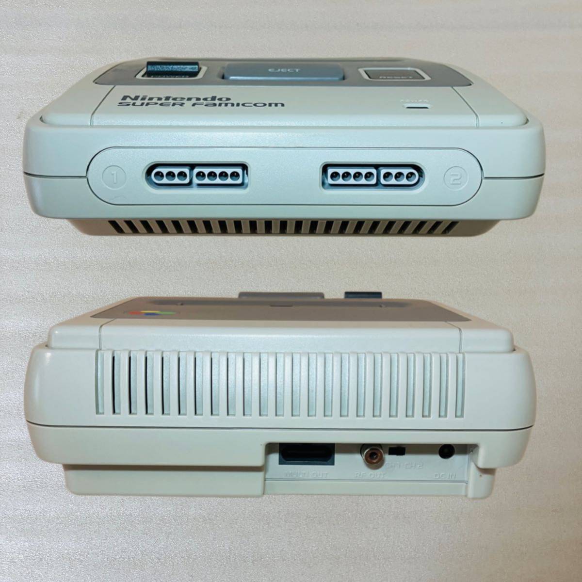 美品 SFC スーパーファミコン 1CHIP-02 Nintendo SUPER FAMICOM 任天堂 本体 動作確認済み _画像4