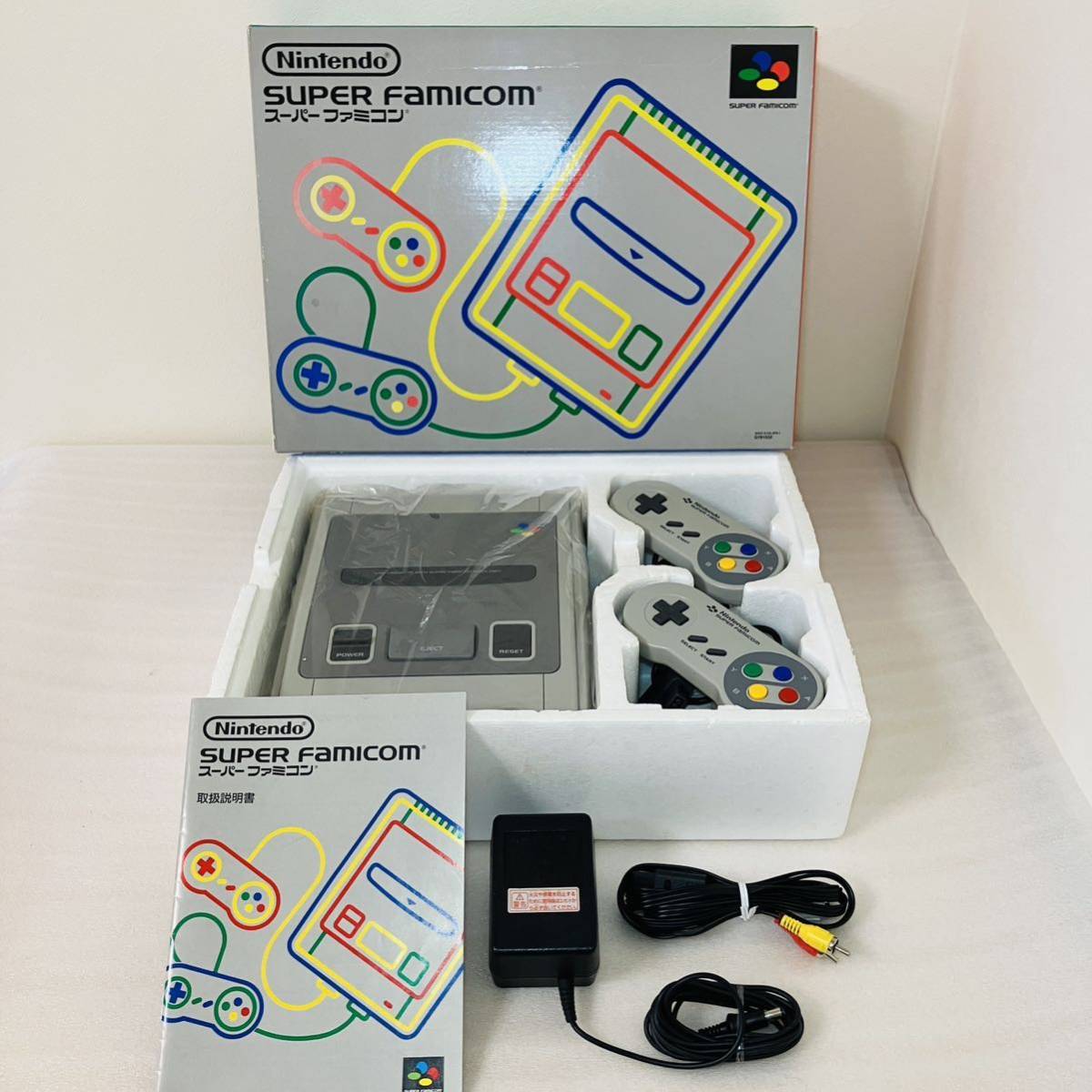 美品 SFC スーパーファミコン 1CHIP-02 Nintendo SUPER FAMICOM 任天堂 本体 動作確認済み _画像1