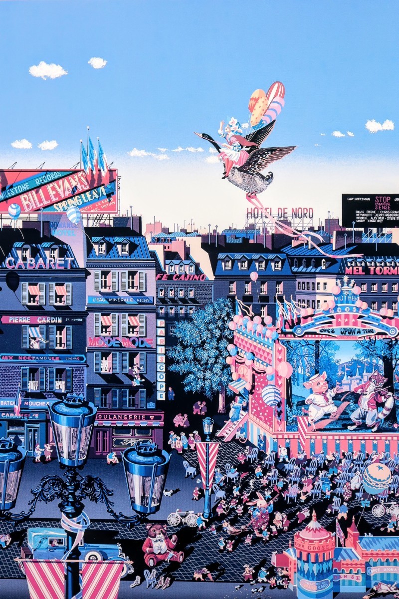 真作 ヒロ・ヤマガタ 1987年オフセット「ワンスアポンアタイム 真作 ヒロ・ヤマガタ 1987年オフセット「ワンスアポンアタイム