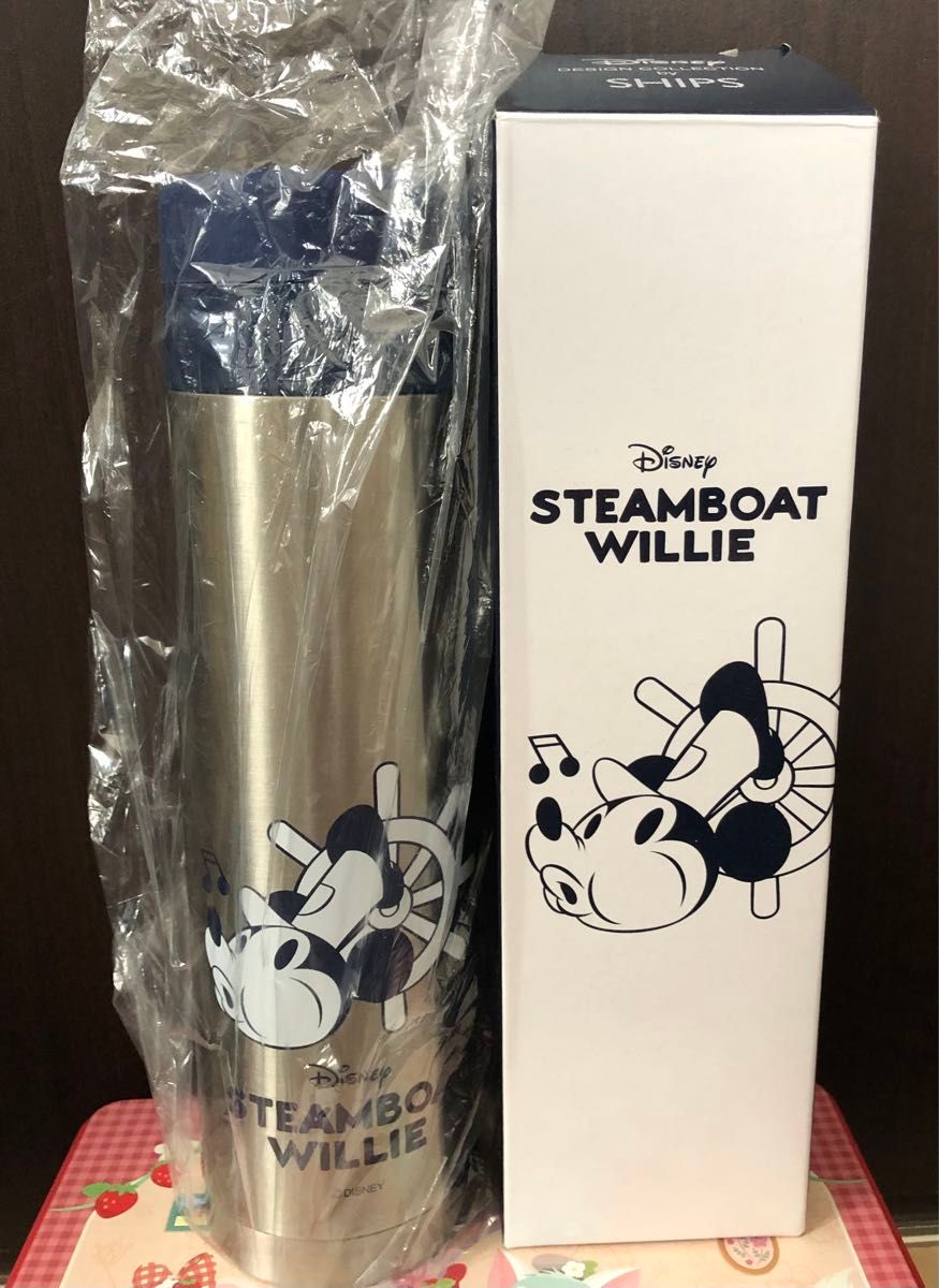 ディズニー×SHIPS 蒸気船ウィリー ステンレスボトル 水筒 ディズニー×SHIPS 蒸気船ウィリー ステンレスボトル 水筒