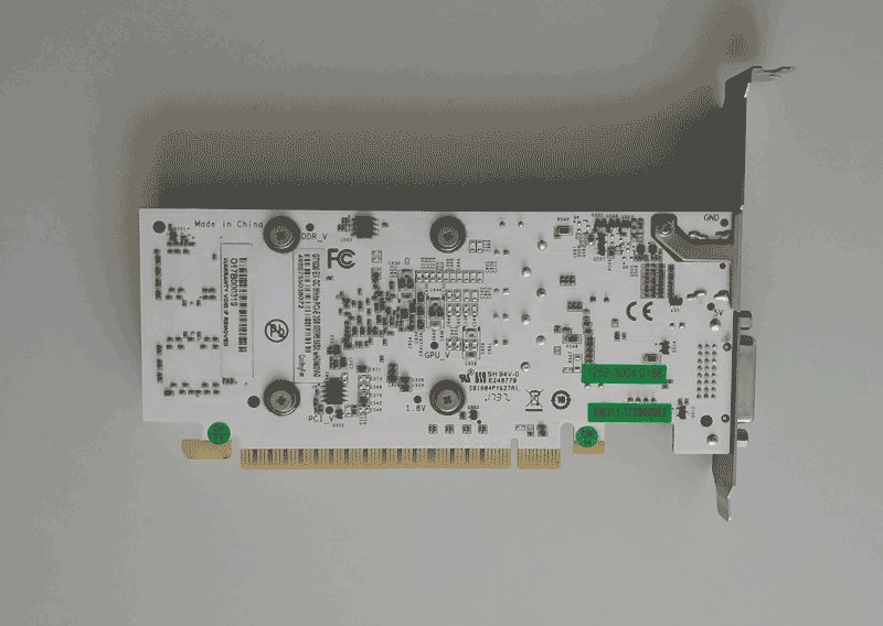 nVIDIA GT 1030 EX OC White PCI-E 2GB GDDR5 64Bit w/HDMI/DVI-D /* JUNK */_画像2