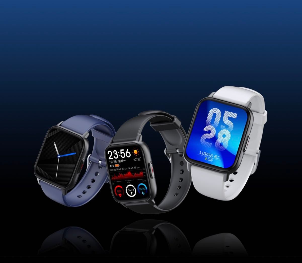 【510030F】スマートウォッチ 1.69インチ 大画面 腕時計 Bluetooth5.0　ピンク