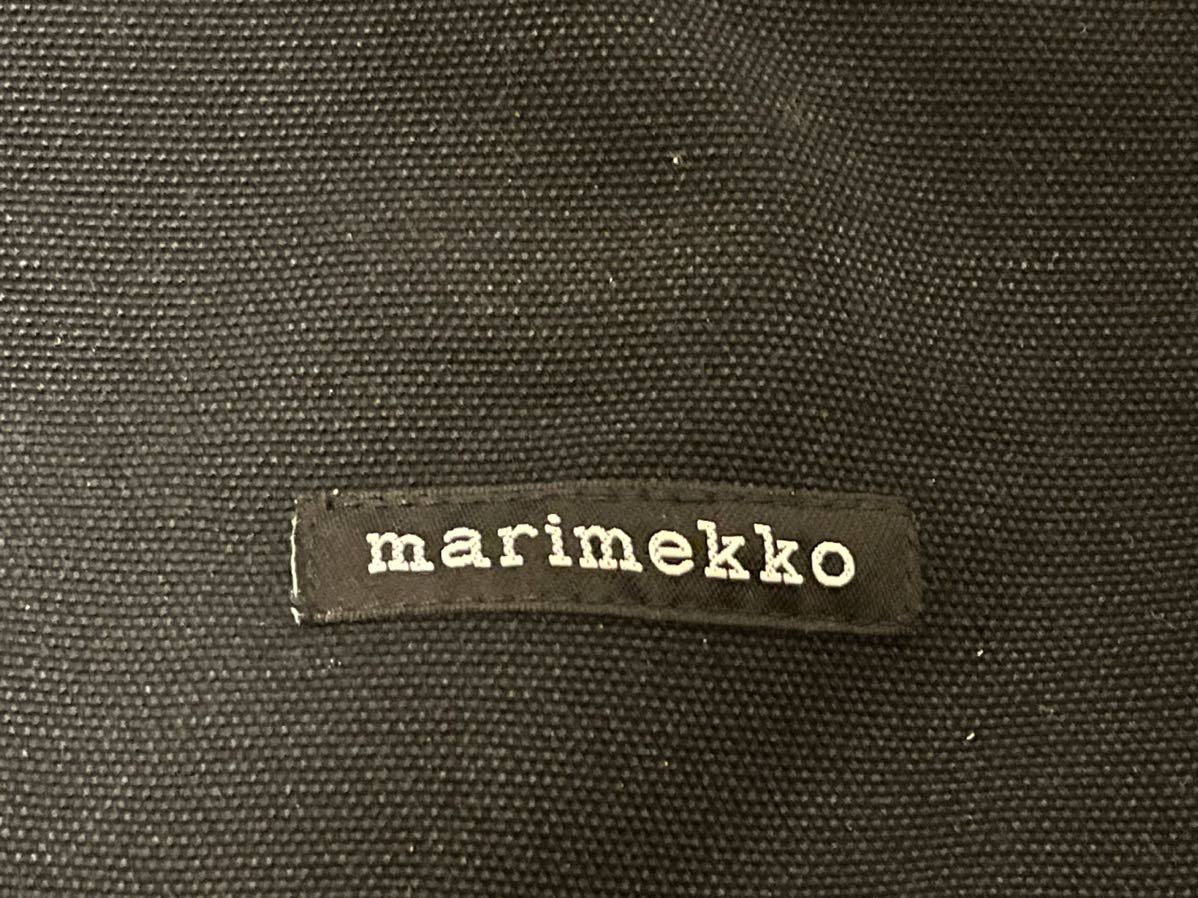 marimekko マリメッコ トートバッグ ブラック 黒_画像2