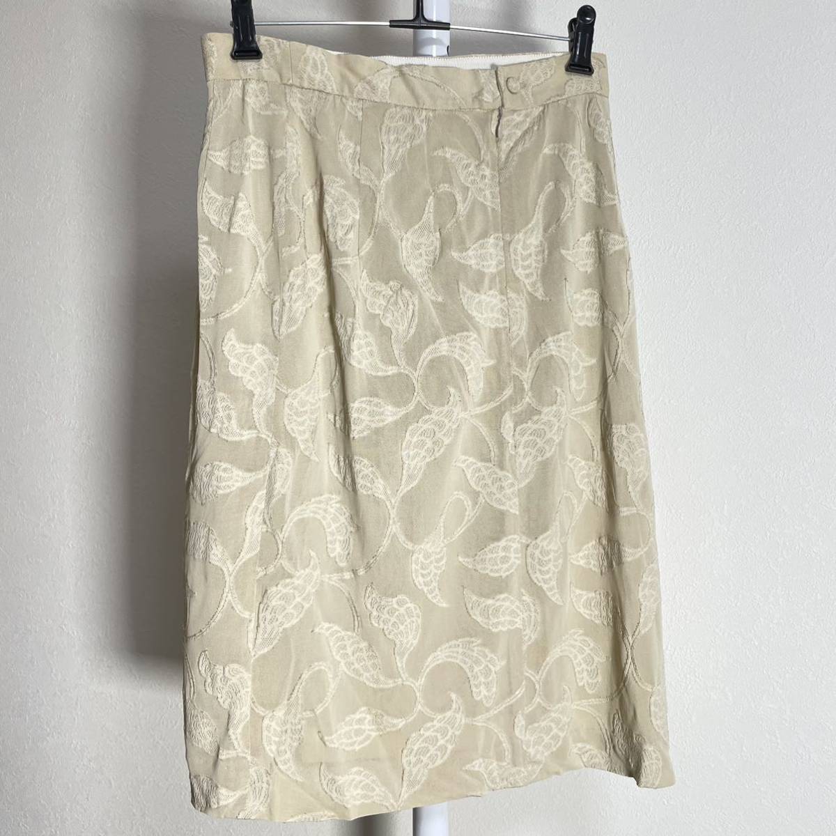 イタリア製 ジョルジオ アルマーニ スカート ドレス 植物柄 GIORGIO ARMANI f342_画像4