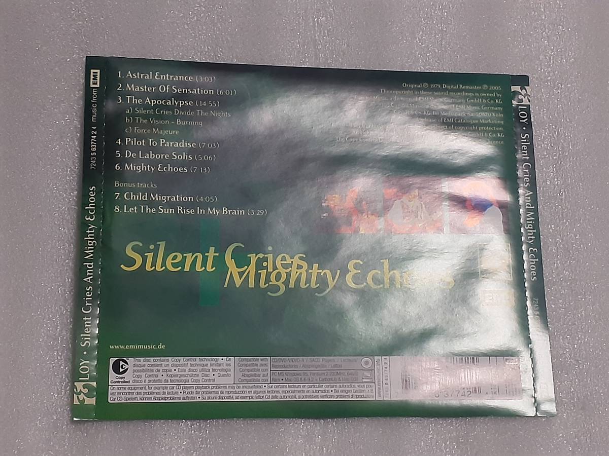 ELOY/SILENT CRIES AND MIGHTY ECHOES 輸入盤CCCD ドイツ PROG ROCK SPACE 79年作 リマスター&ボーナス_画像7
