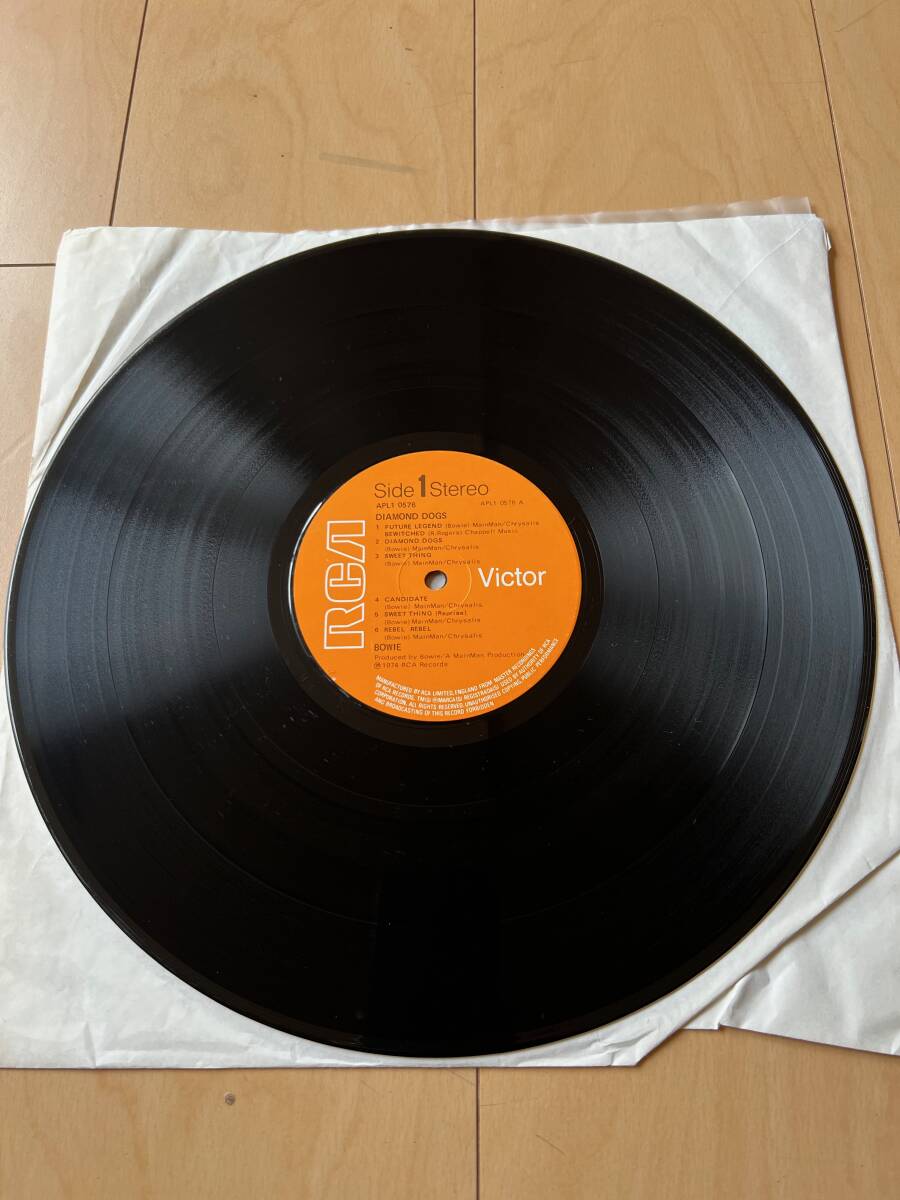 必殺の英原盤 Diamond Dogs UK Original 1st press 美品 RCA Victor APL10576 1974年_画像5