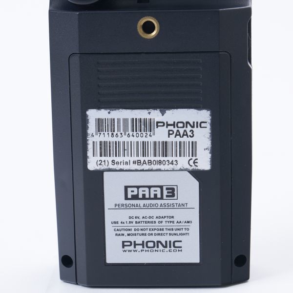 絶版 PHONIC PAA3 フォニック 音響分析機 高精度 ハンディー オーディオ アナライザー H5436_画像5