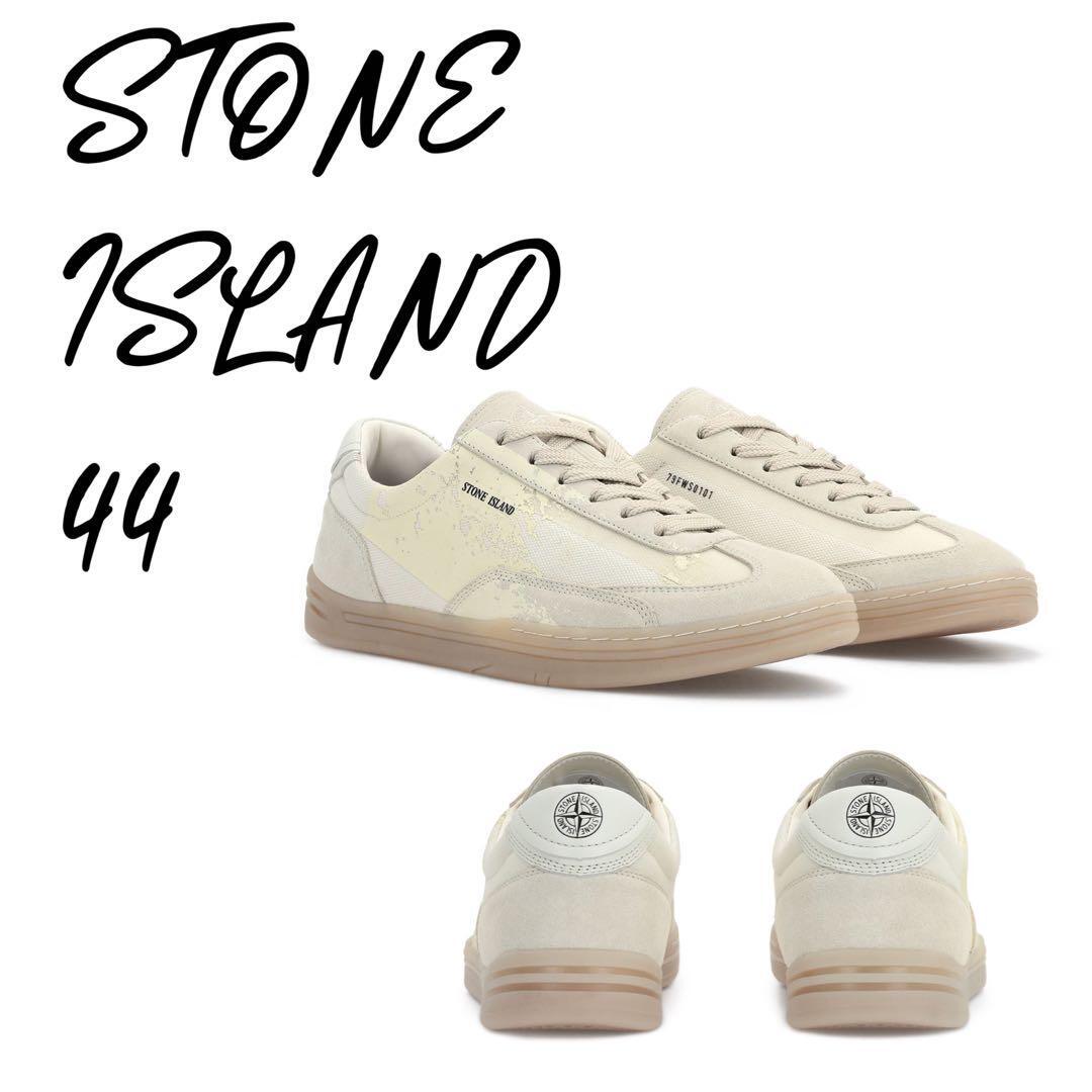 STONE ISLAND ロゴ ローカット ミリタリー スニーカー 70s 44