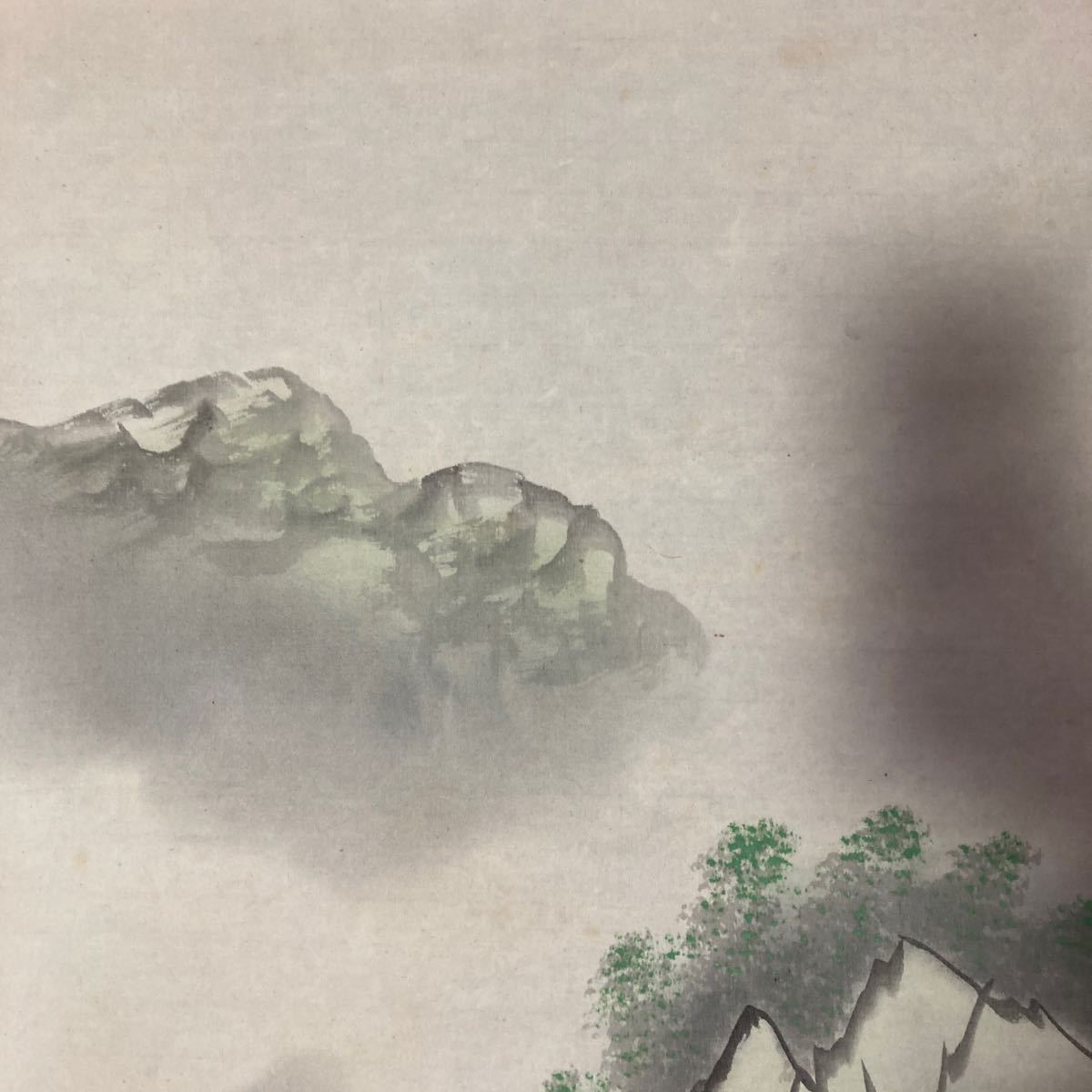 【模写】掛軸 絹本 山水 箱無 同梱可能 No.2913_画像10