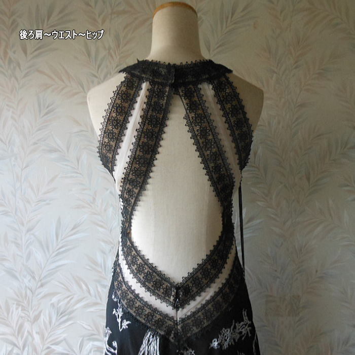 新品・送料込み♪TADASHI SHOJI♪タダシショージ/CLOTIDE繊細なスカーフ風ドレス$498/USサイズ4(日本サイズ11号～13号相当）_画像10