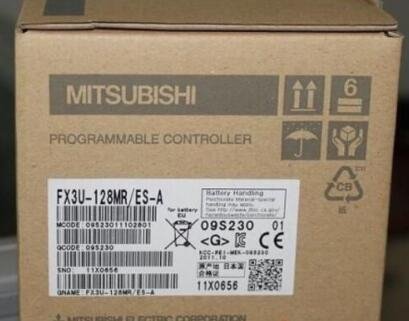 【新品◆未使用◆三菱電機・MITSUBISHI】型番：FX3U-128MR/ES/FX3U-128MR/ES-A FX3Uシリーズ シーケンサ PLC MELSEC-Fシリーズ◆６ヶ月保証_画像1