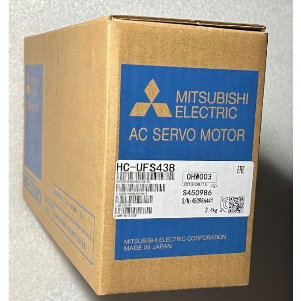 【◆新品◆未使用◆三菱電機・MITSUBISHI】型番：HC-UFS43B サーボモーター ミツビシ シリーズ ◆6ヶ月保証_画像1