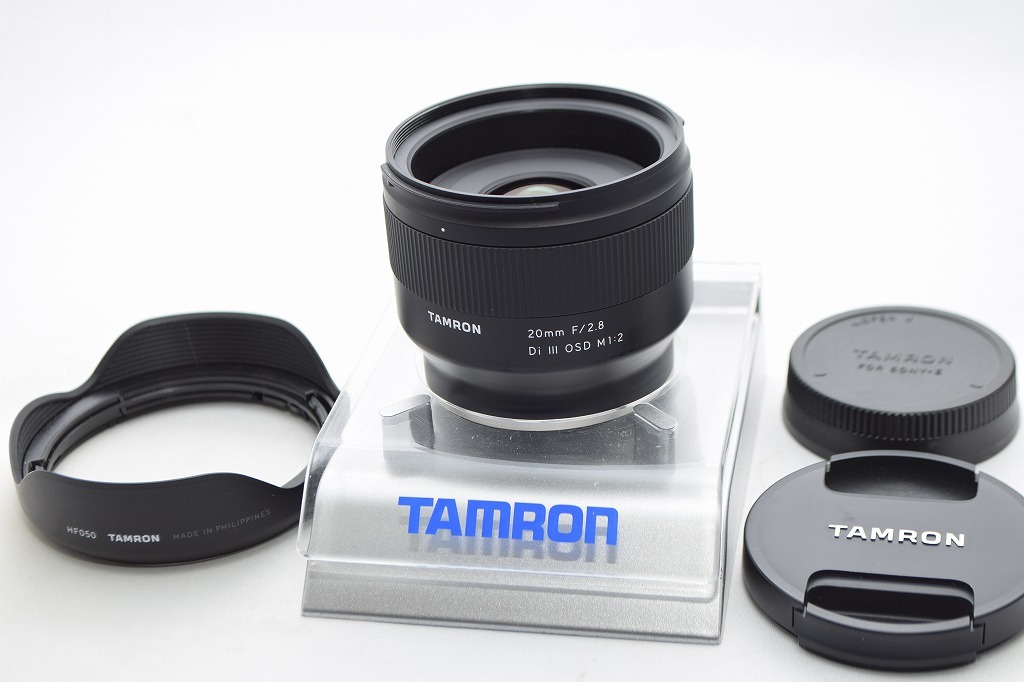 美品★TAMRON タムロン 20mm F2.8 Di Ⅲ OSD M1:2 F050 SONY Eマウント ソニー用★レンズフード付