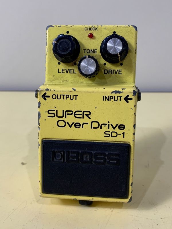 ◆FP42 BOSS ギターエフェクター ボス SD-1 動作未確認 SUPER Over Drive ギター用 エフェクター オーバードライブ◆T_画像1