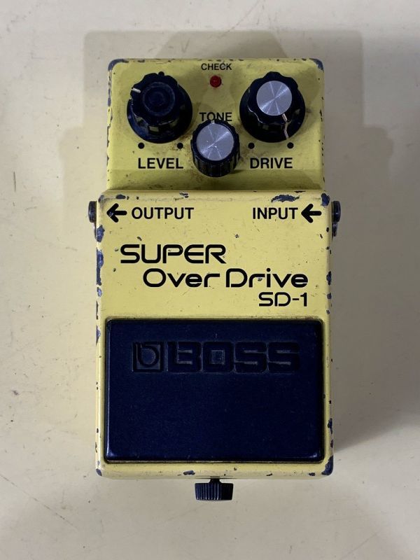 ◆FP42 BOSS ギターエフェクター ボス SD-1 動作未確認 SUPER Over Drive ギター用 エフェクター オーバードライブ◆T_画像2