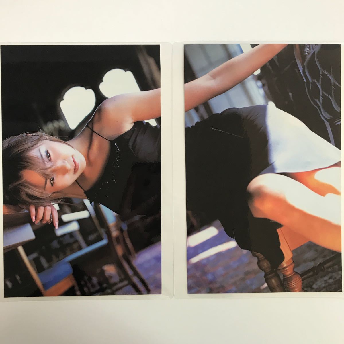 『雑誌グラビアラミネート加工』Y-1926 矢田亜希子(若い頃・ベテラン女優・美人)B5 8枚16P＆ポスター ヤングサンデー2001年4月5日号※15の画像7