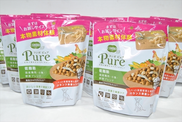 [PLT-8348] dog food combo pure low fat . domestic production chicken meat * small fish * vegetable Blend 150g×12 piece set sale ②