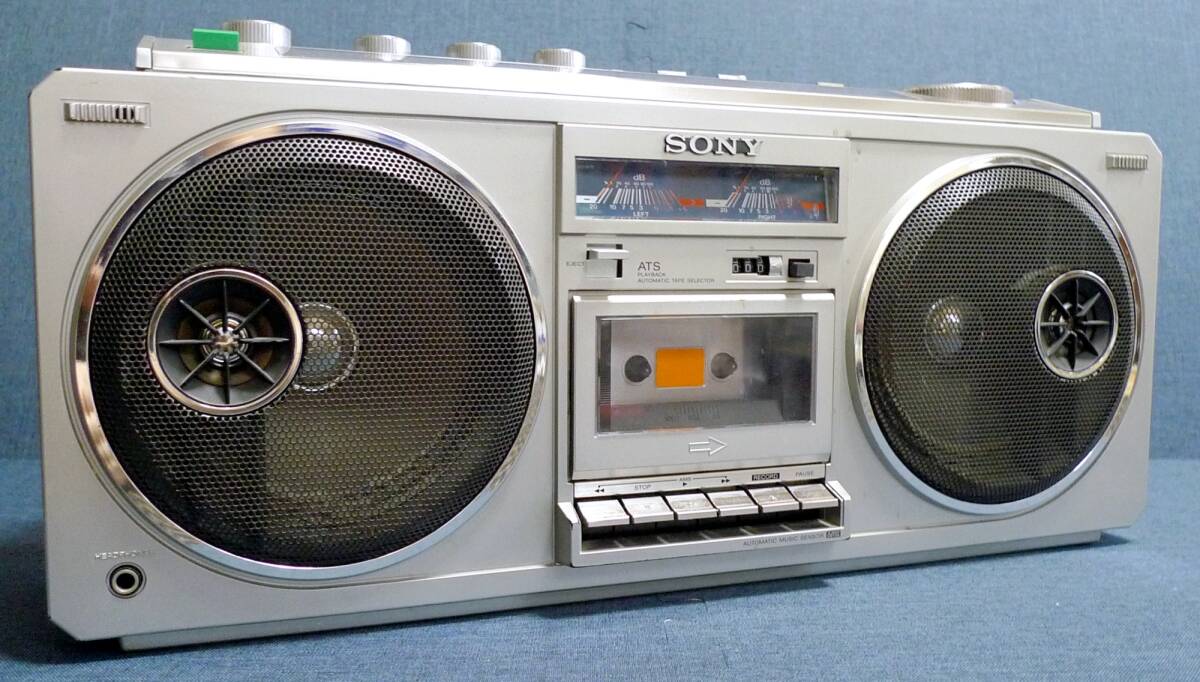 1981年 SONY STEREO RADIO CASSETTE-CORDER CFS-66(エナジー66)　動作品！_画像1