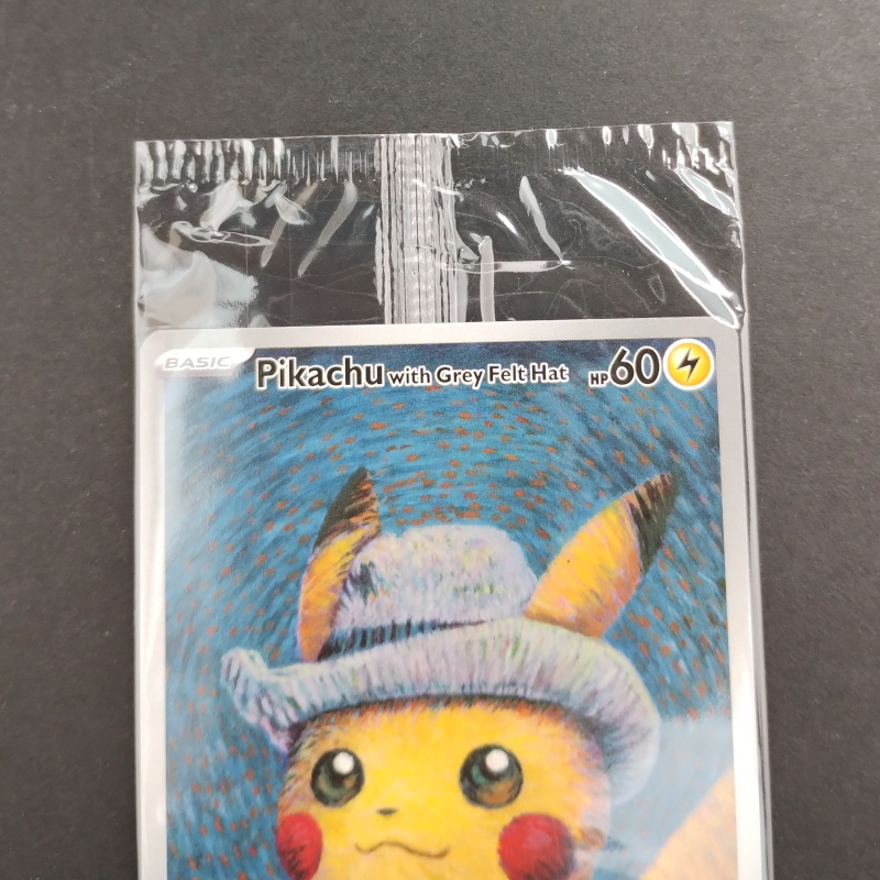 ゴッホピカチュウ プロモ/Pikachu with Grey Felt hat （085/SVPEN） ゴッホ美術館×ポケモン コラボレーション展示(5)_画像3