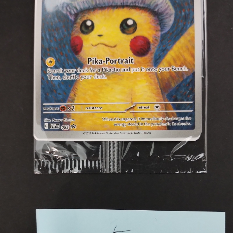 ゴッホピカチュウ プロモ/Pikachu with Grey Felt hat (085 ゴッホピカチュウ プロモ/Pikachu with Grey Felt hat (085