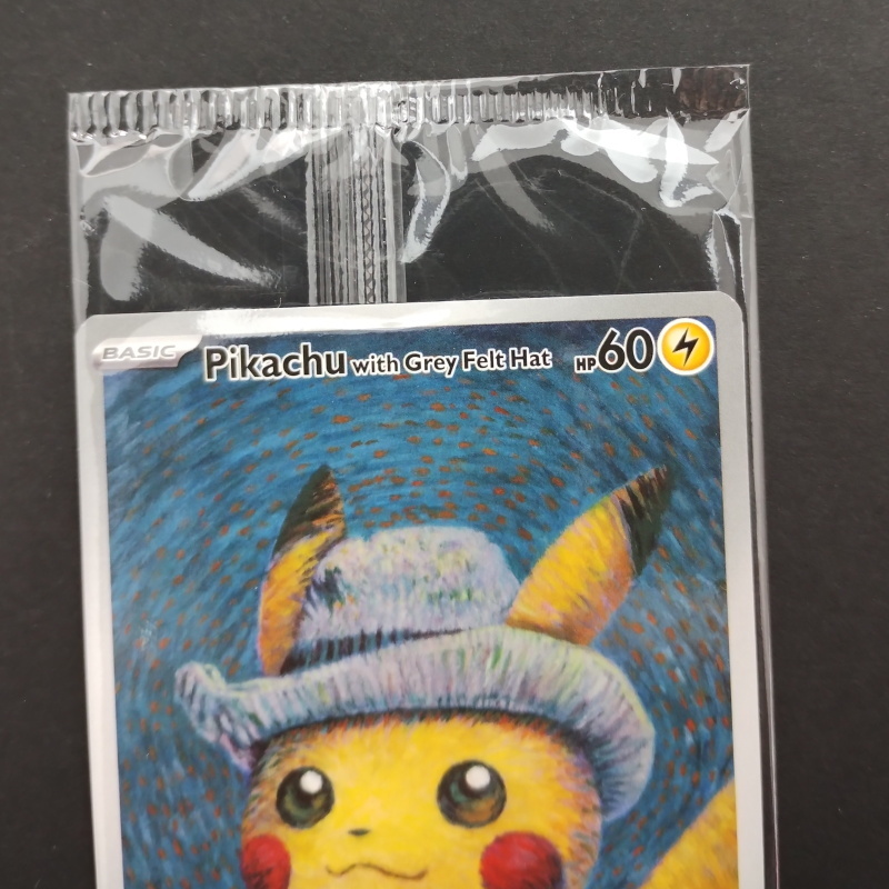 ゴッホピカチュウ プロモ/Pikachu with Grey Felt hat （085/SVPEN） ゴッホ美術館×ポケモン コラボレーション展示(38-1)_画像3