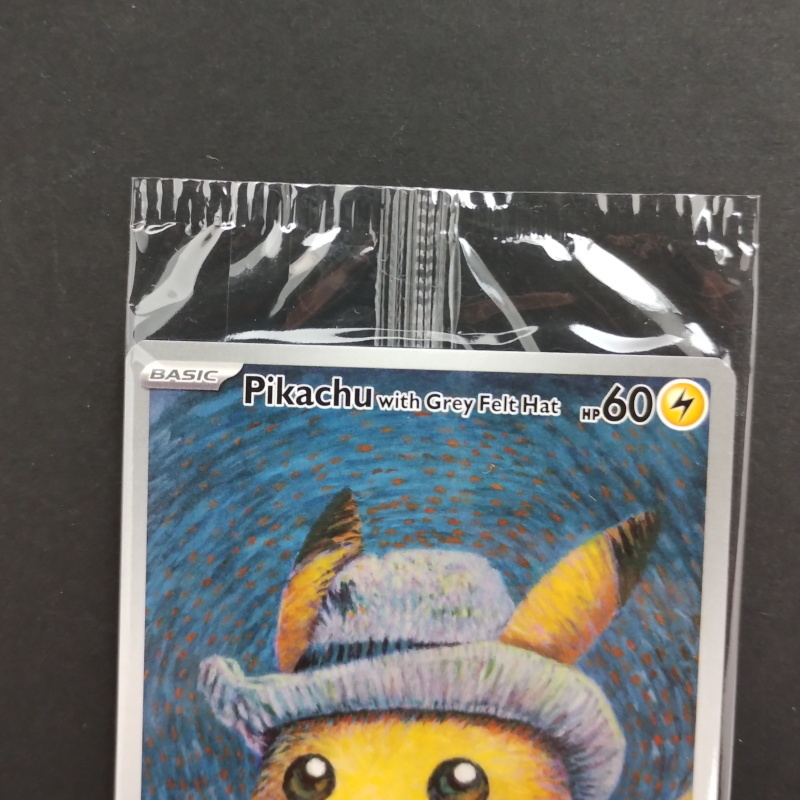 ゴッホピカチュウ プロモ/Pikachu with Grey Felt hat （085/SVPEN） ゴッホ美術館×ポケモン コラボレーション展示(43-1)_画像3