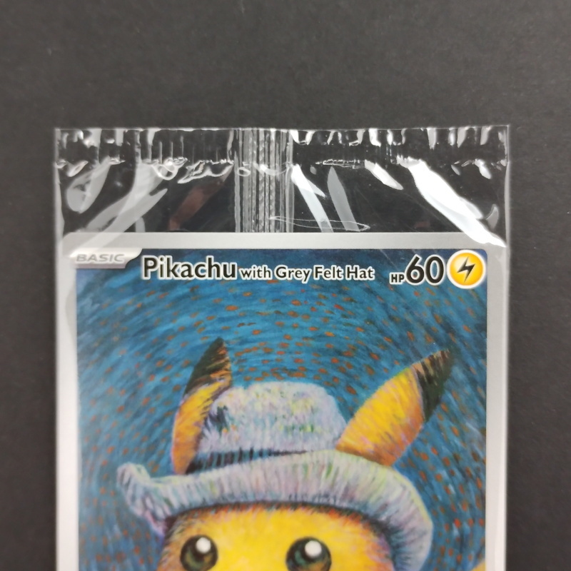 ゴッホピカチュウ プロモ/Pikachu with Grey Felt hat （085/SVPEN） ゴッホ美術館×ポケモン コラボレーション展示(48-1)_画像3