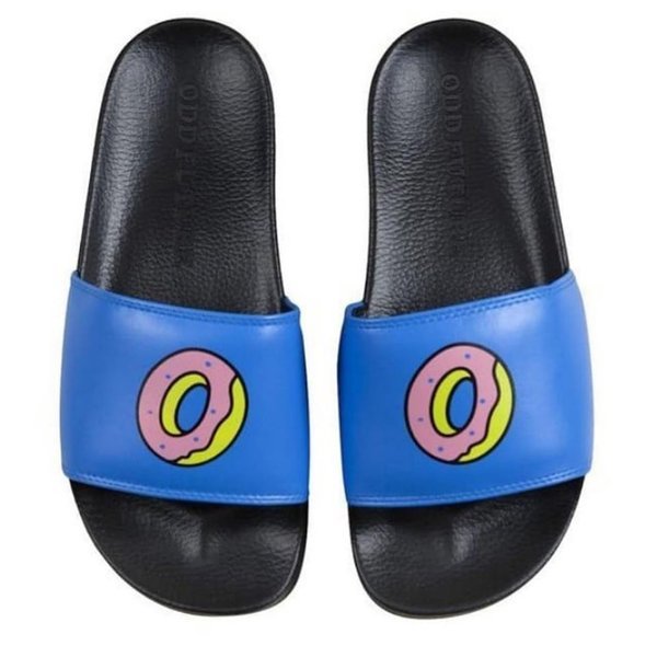Odd Future (オッドフューチャー) サンダル スリッパ Sliders Black & Blue Slide Sandals HIPHOP ヒップホップ SKATE SK8_画像5