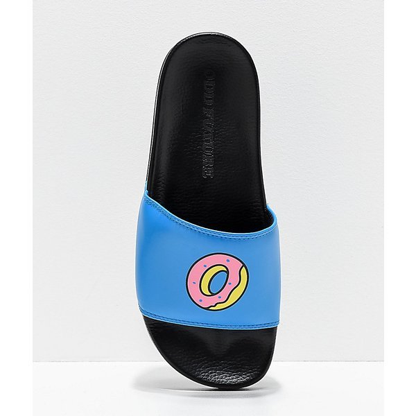 Odd Future (オッドフューチャー) サンダル スリッパ Sliders Black & Blue Slide Sandals HIPHOP ヒップホップ SKATE SK8_画像1
