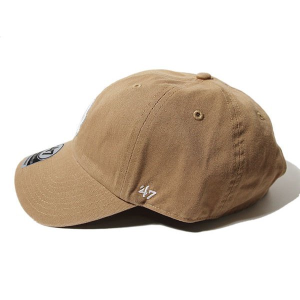 ’47 Brand (フォーティーセブン) ドジャース キャップ Dodgers ’47 CLEAN UP Khaki × White logo MLB ダッドハット メジャーリーグ (B)_画像3