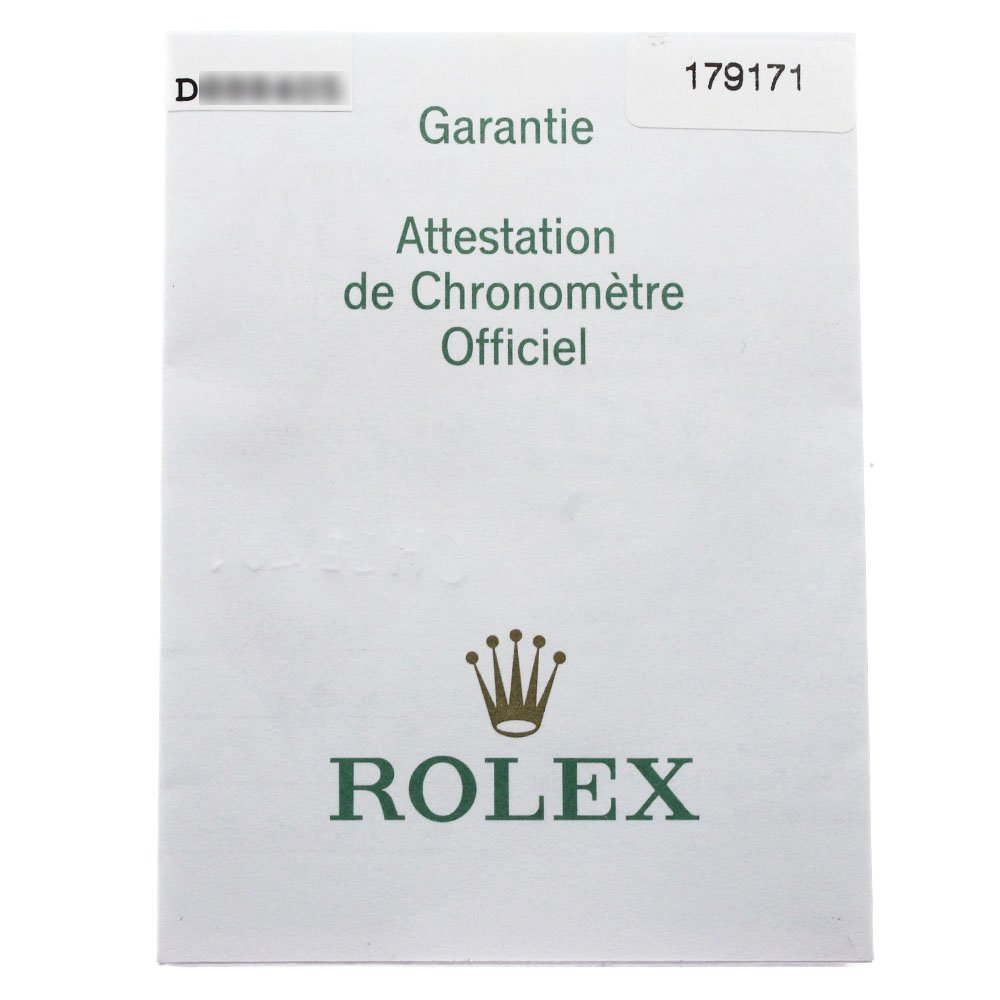 ロレックス ROLEX 179171 保証書 D番 _2-8