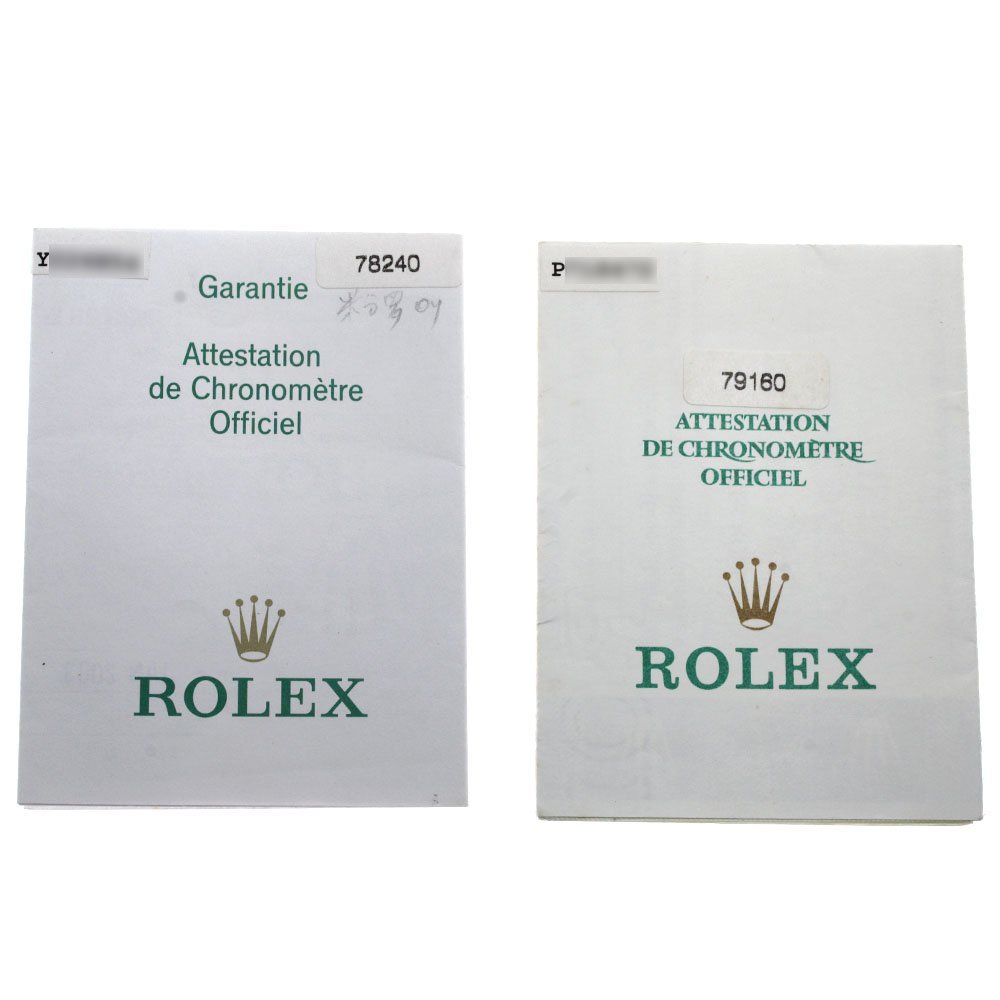 ロレックス ROLEX 79173/78240 保証書 _2set1-3の画像1