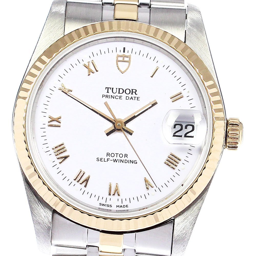 チュードル TUDOR 74033 プリンス オイスターデイト アラビアインデックス cal.2824-2 自動巻き メンズ 良品 _800695