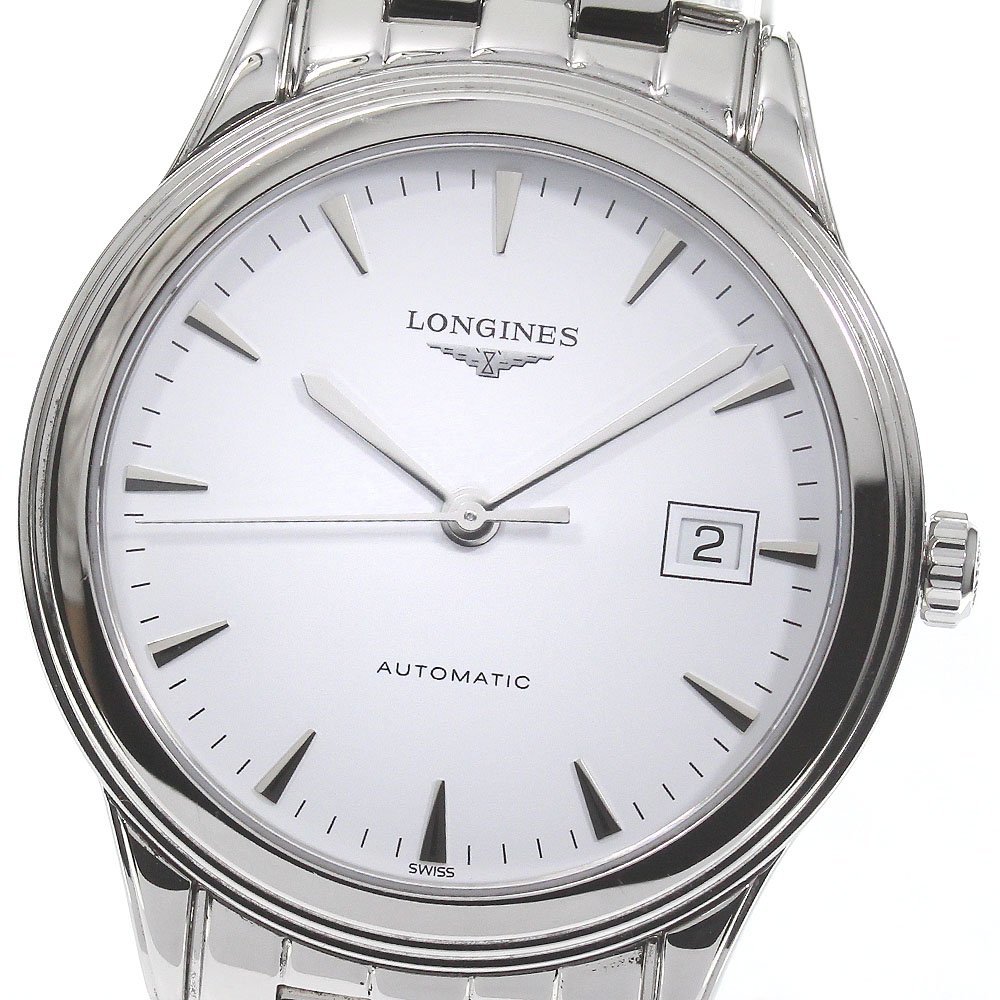 ロンジン LONGINES L4.974.4 フラッグシップ デイト 自動巻き メンズ 良品 箱・保証書付き_784385_画像1