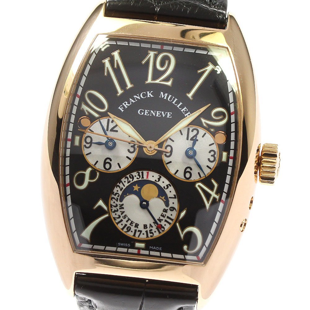 フランクミュラー FRANCK MULLER 7880MBLDT トノウカーベックス K18PG 自動巻き メンズ 良品 箱付き_800716_画像1