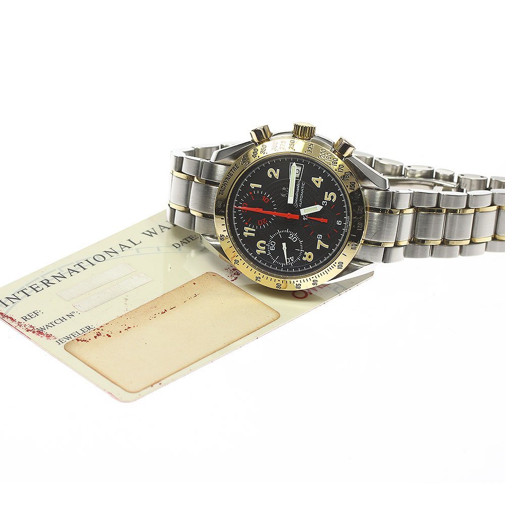  Omega OMEGA 3313.53 Speedmaster Mark 40 self-winding watch men's written guarantee attaching ._802219