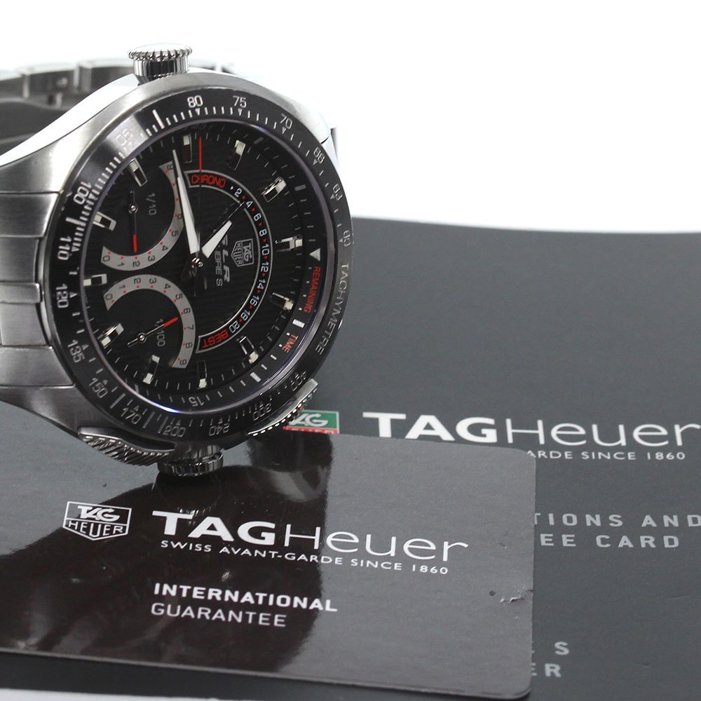 タグホイヤー TAG HEUER CAG7010.BA0254 SLR キャリバーS メルセデス・ベンツ クォーツ メンズ 保証書付き_802275_画像2