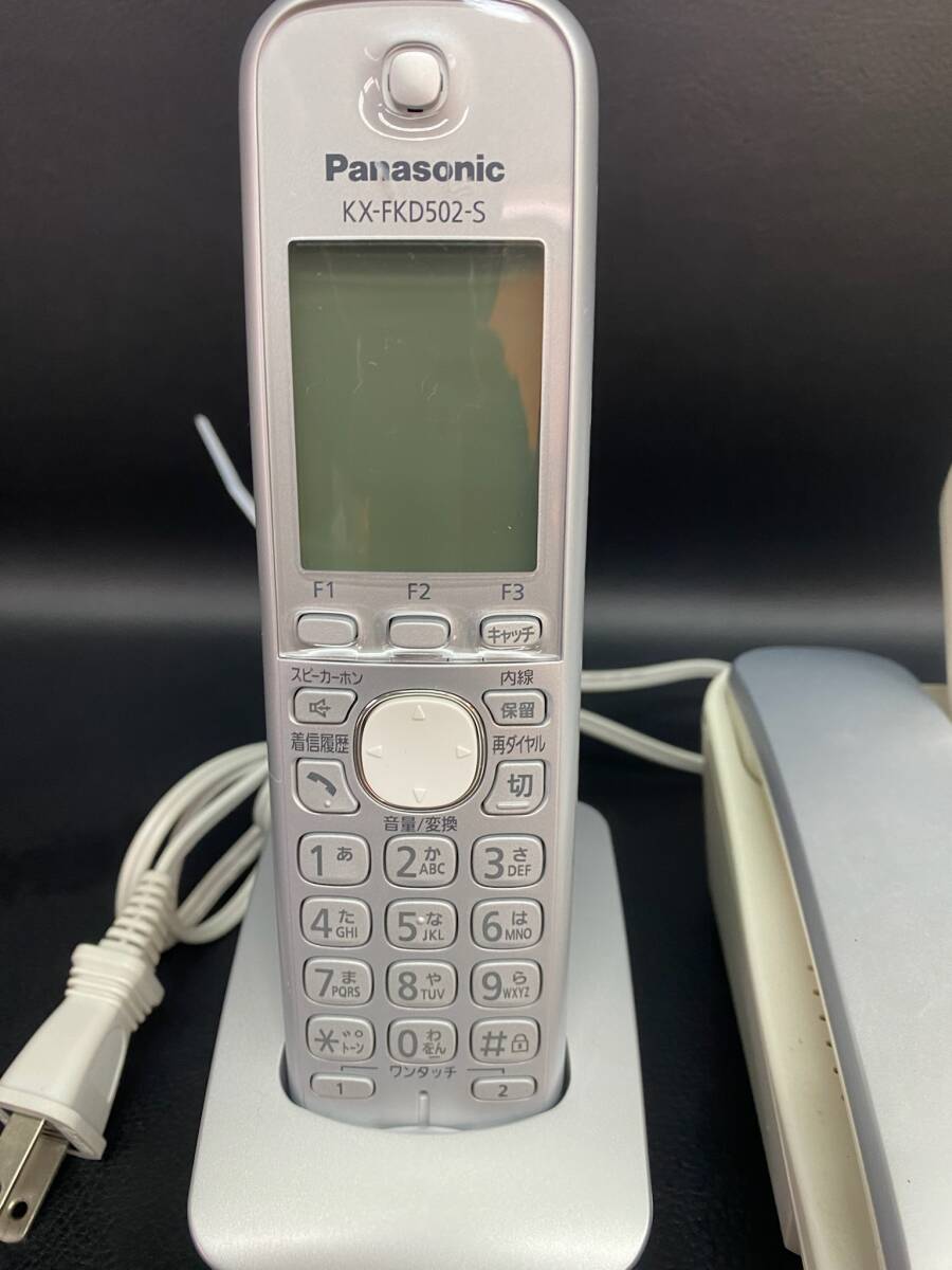 コードレス電話機 Panasonic パナソニック VE-GD71-S 子機1台 KX-FKD502-S 231108-420_画像2